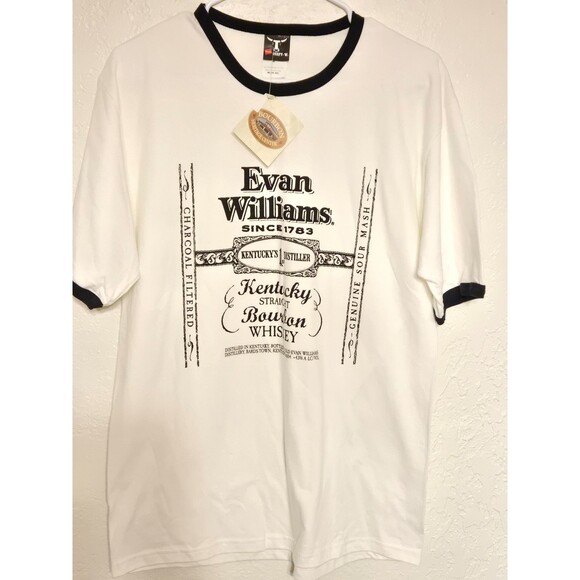 Evan Williams Kentucky Distiller T-Shirt Medium NWT - Picture 1 of 4